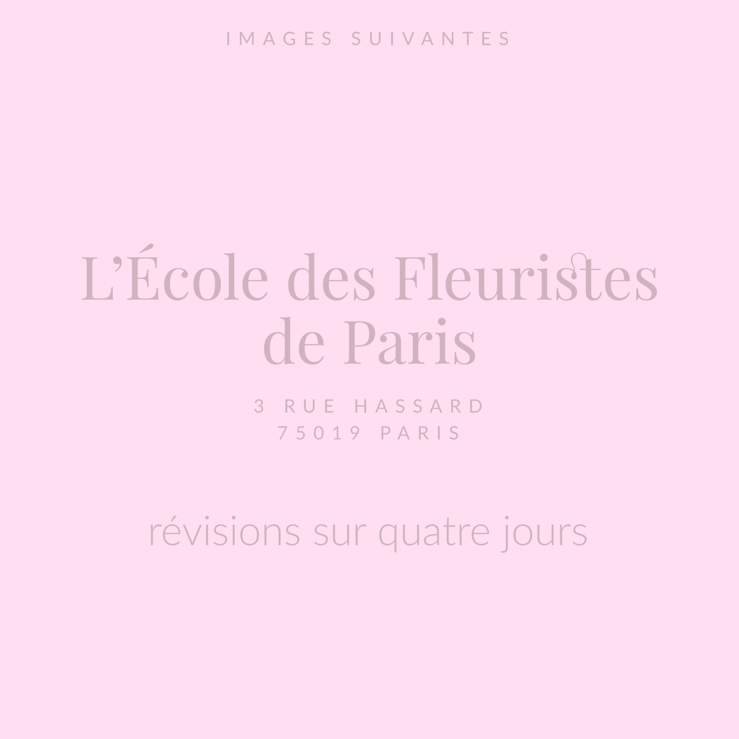 École nationale des fleuristes de Paris